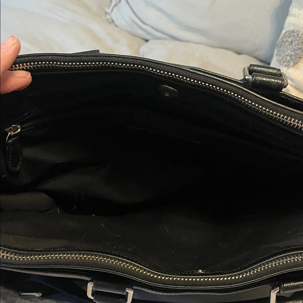 Coach Black Leather Men's Briefcase